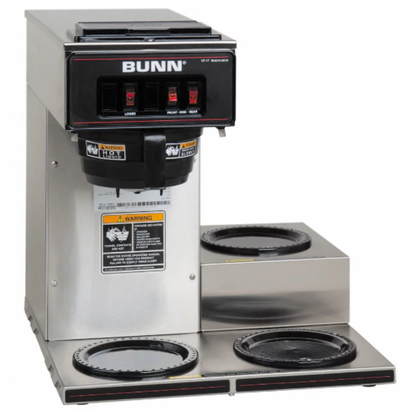 Bunn-O-Matic – VP17-3 Coffee Brewer 3 Burner