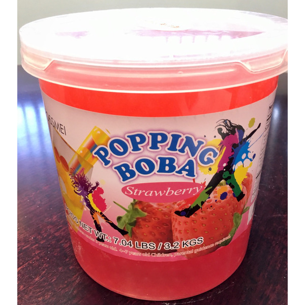 Boba Pop Strawberry – 7 Lb